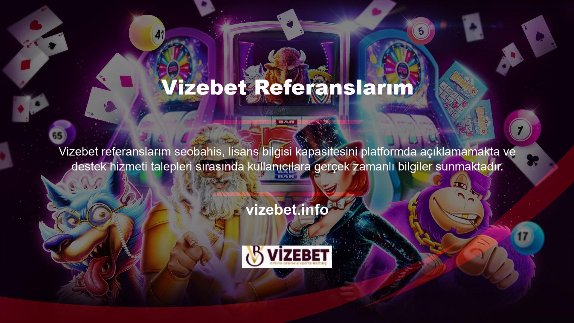 Ayrıca aktif kullanıcı yorumlarından da Vizebet hakkında bilgi toplayabilirsiniz